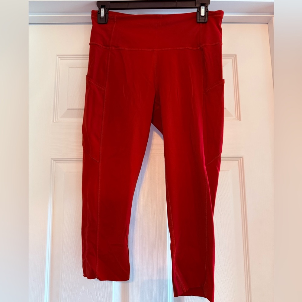 lululemon Red Workout Leggings